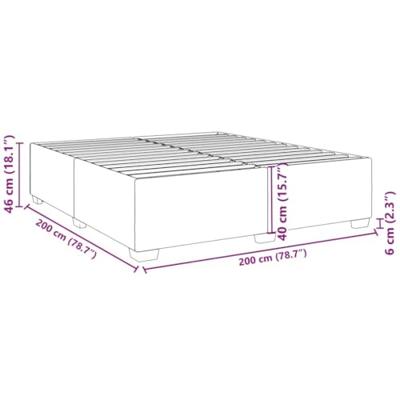 Bedframe zonder matras 200x200 cm fluweel lichtgrijs