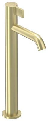 Fonteinkraan IVY Pact Staand Model L Geborsteld Mat Goud PVD Fonteinkraan IVY Pact Staand Model L Geborsteld Mat Goud PVD