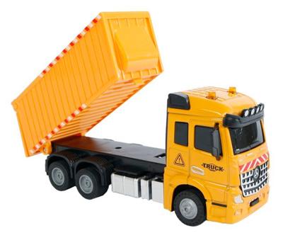 2-Play bouwtruck kiepwagen die cast pb licht en geluid 17cm