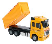 2-Play bouwtruck kiepwagen die cast pb licht en geluid 17cm - thumbnail