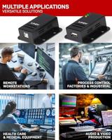 LINDY 42680 USB-extender USB-B Via netwerkkabel RJ45 50 m - thumbnail