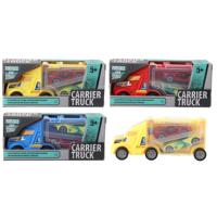 Vrachtauto 15cm met 2 auto's - thumbnail