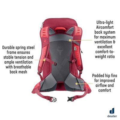 Deuter AC Lite 24 Wandelrugzak 24 l (cherry/masala)