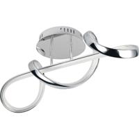 LED Plafondlamp Rond 28W - Dimbare Plafondverlichting 4000K Chroom - thumbnail