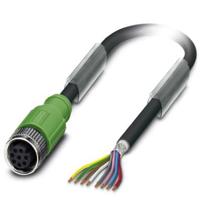 Phoenix Contact 1522888 Sensor/actuator connector, geassembleerd M12 Aantal polen (sensoren): 8 Bus, recht 5.00 m 1 stuk(s) Piece - thumbnail