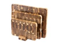 Namture Giftset - 3 snijplanken + houder acaciahout - thumbnail
