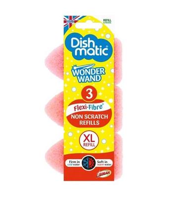 Wonder wand navulsponzen krasvrij 3-pack 1 Stuks Wonder wand navulsponzen krasvrij 3-pack 1 Stuks