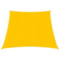 VidaXL Zonnezeil 160 g/m² 3/4x2 m hdpe geel - thumbnail