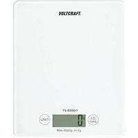 VOLTCRAFT TS-5000/1 Brievenweegschaal Weegbereik (max.) 5 kg Resolutie 1 g Wit - thumbnail