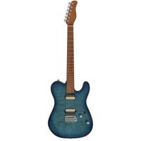 Sire Larry Carlton T7 Flame Maple Transparent Blue elektrische gitaar - thumbnail