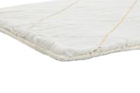 Tapijt DKD Home Decor Wit Ruiten Modern (60 x 240 x 2,2 cm) - thumbnail