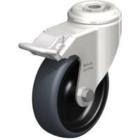 Blickle LKRXA-TPA 101G-FI-ELS Zwenkwiel met rem Wieldiameter: 100 mm Draagvermogen (max.): 70 kg 1 stuk(s) - thumbnail