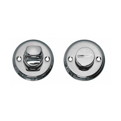 Intersteel Rozet met toilet-/badkamersluiting schroefgat 50x5mm - chroom Intersteel Rozet met toilet-/badkamersluiting schroefgat 50x5mm - chroom