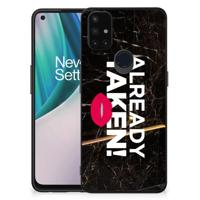 OnePlus Nord N10 5G | Telefoon Hoesje | met tekst Already Taken Black - thumbnail