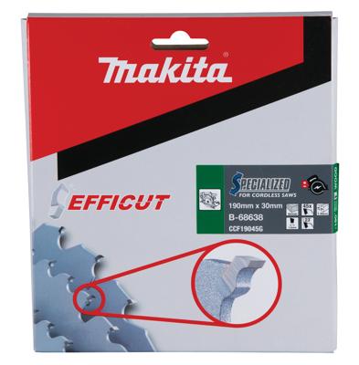 Makita Cirkelzaagblad voor Hout | Specialized | Ø 190mm Asgat 30mm 45T - B-68638 - thumbnail