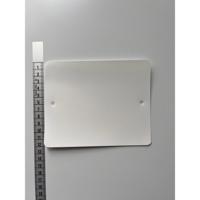 PVC labels 120x150 mm 2 gaten wit - thumbnail