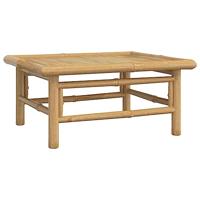 3-delige Loungeset met kussens bamboe taupe - thumbnail