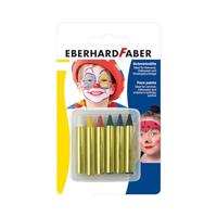 Eberhard Faber EF-579106 Schminkstiften Klein, Set 6 Kleuren Op Blisterkaart - thumbnail
