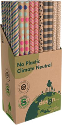 Kadopapier printed kraft 200x70cm