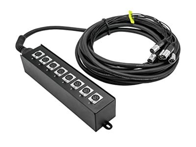 Omnitronic MUS-810 Stagebox 10 m Aantal ingangen:8 x Aantal uitgangen:8 x