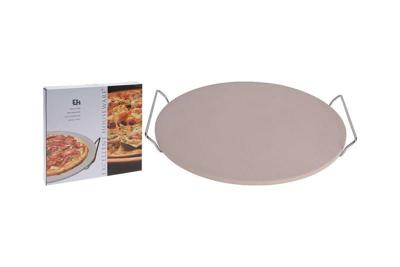 Excellent Houseware Pizzasteen 33 cm met Houder