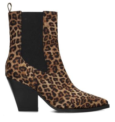 POSH by Poelman MARIE enkellaarzen beige Imitatiesuède Dames