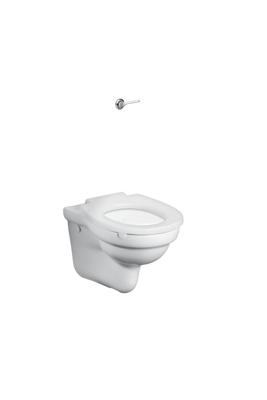 Ideal Standard Contour 21 closetzitting v wandcloset 53cm en 70cm zonder spoelrand wit S407801