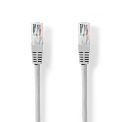 Nedis CAT5e Netwerkkabel | U/UTP | RJ45 Male | RJ45 Male | 0.50 m | Rond | PVC | Grijs | Label - CCGL85101GY05