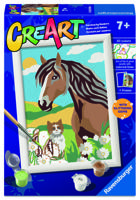 Ravensburger creart paard en poesje - thumbnail