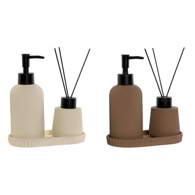 Badset Home ESPRIT Crème Terra cotta ABS Dolomite 17 x 9 x 2 cm 3 Onderdelen (2 Stuks) Badset Home ESPRIT Crème Terra cotta ABS Dolomite 17 x 9 x 2 cm 3 Onderdelen (2 Stuks)