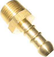 Gimeg Slangpilaar 1/2 inch buiten messing - thumbnail