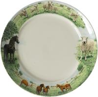 Wiebe's Farm Bord paard schaap Ø21cm 6st - thumbnail