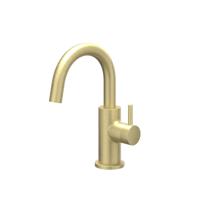 Fonteinkraan IVY Bond Staand Draaibare Uitloop Geborsteld Mat Goud PVD - thumbnail