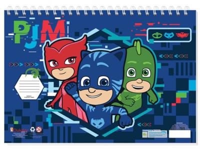 Diakakis Kleurboek Pj Masks Jongens 33 Cm Papier Blauw