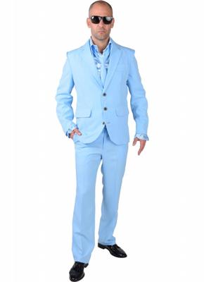 Baby blue kostuum man