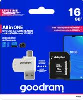 Goodram M1A4-0160R12 flashgeheugen 16 GB MicroSDHC Klasse 10 UHS-I - thumbnail