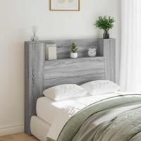 Hoofdbord Grijs Sonoma 120 x 16,5 x 103,5 cm Bewerkt hout - thumbnail