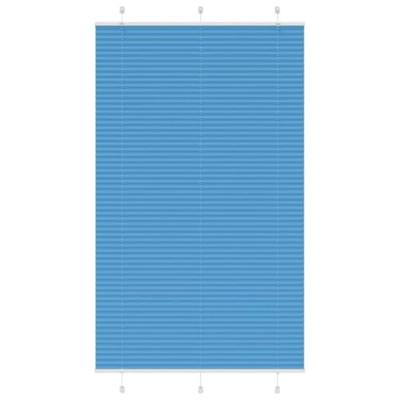 Pliss rolgordijn 115x200cm stofbreedte 114,4cm polyester blauw