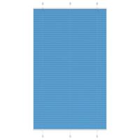 Pliss rolgordijn 115x200cm stofbreedte 114,4cm polyester blauw - thumbnail