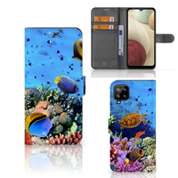 Samsung Galaxy A12 | Telefoonhoesje | Met pasjeshouder | Vissen - thumbnail