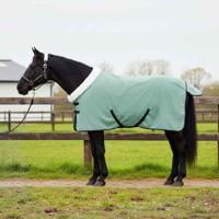 VidaXL Paardendeken volledig donkergroen 75 cm polar fleece - thumbnail