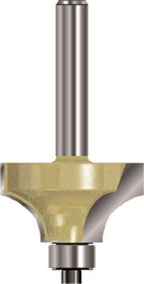 Rotec HM Kwartrondprofielfrees S=8,0 D=31,7 R=9,5 met geleidelager - 2700332 Rotec HM Kwartrondprofielfrees S=8,0 D=31,7 R=9,5 met geleidelager - 2700332