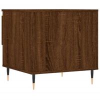 Salontafels 2 st 50x46x50 cm bewerkt hout bruin eikenkleur - thumbnail
