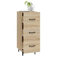 Dressoir 34,5x34x90 cm bewerkt hout sonoma eiken - thumbnail
