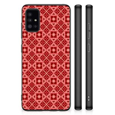Samsung Galaxy A51 Bumper Case Batik Rood Samsung Galaxy A51 Bumper Case Batik Rood
