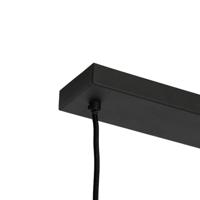 QAZQA Oosterse hanglamp zwart met naturel bamboe 3-lichts - Pua - thumbnail