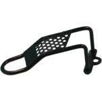 Derailleurbeschermer Mirage - lang model met raster - zwart - thumbnail