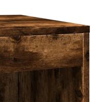 Kattenbakkast 47x59x42 cm bewerkt hout gerookt eikenkleurig - thumbnail