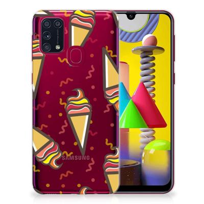 Samsung Galaxy M31 | Siliconen Case | Icecream