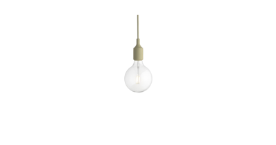 Muuto E27 Socket Hanglamp LED Beige-Green Muuto E27 Socket Hanglamp LED Beige-Green